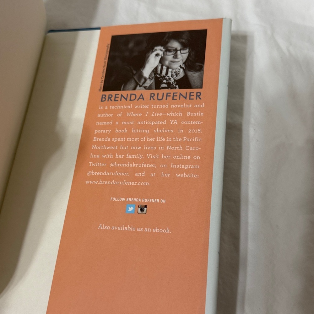 “Since We Last Spoke” Hardcover Young Adult Romance Book by Brenda Rufener - Picture 9 of 15